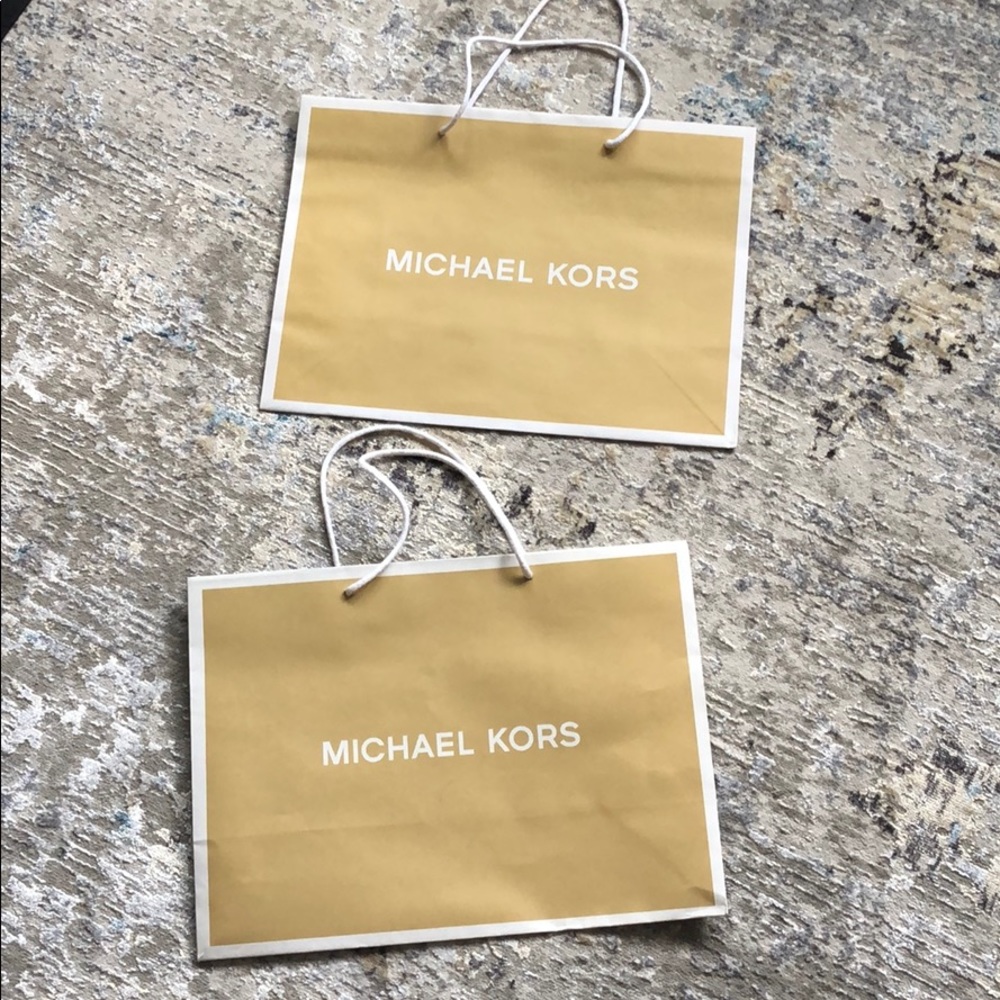 2 Michael Kors shopping bags